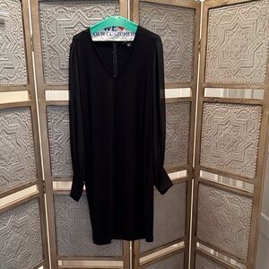 Karen Kane Classic Black Long Sleeve Dress